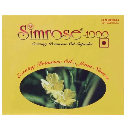 simrose 1000mg capsule 10's